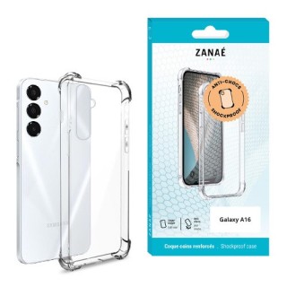 Coque Samsung Galaxy A16 transparente avec coins renforcés
