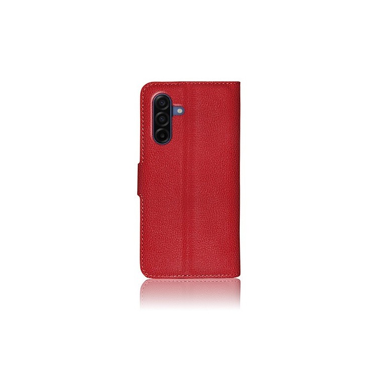 Coque Etui Portefeuille Samsung Galaxy A17 rouge