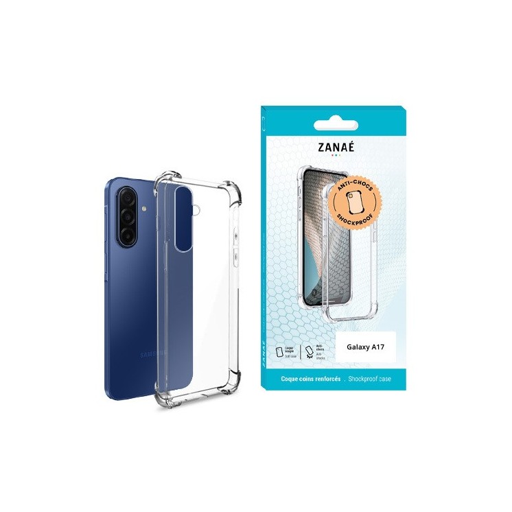 Coque Samsung Galaxy A17 transparente avec coins renforcés