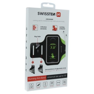 Brassard Running 7p Swissten noir