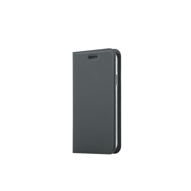 Coque Etui Portefeuille Epsilon Xiaomi redmi 7A gris - vue face