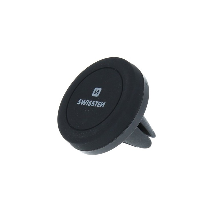 Support voiture magnétique sur ventilation Swissten - vue face