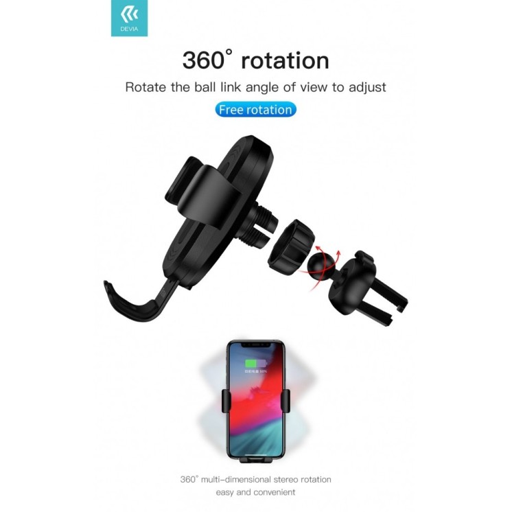 Support voiture Gravity sensor à induction