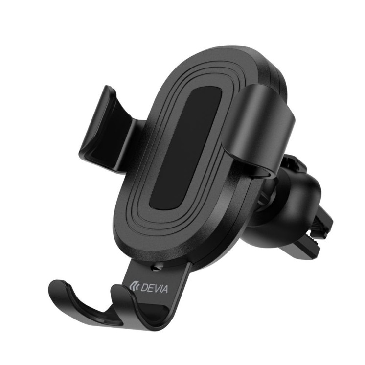 Support voiture Gravity sensor charge à induction Devia - vue face