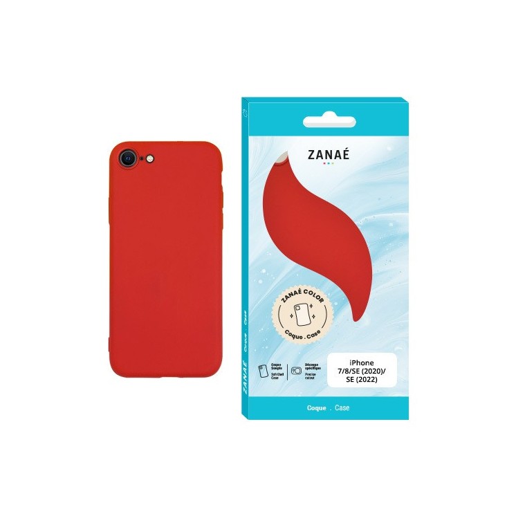 Coque Color Iphone 7 / 8 / SE2 / SE3 rouge
