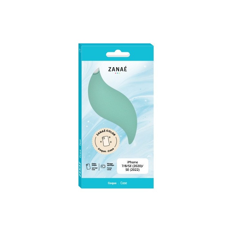 Coque Zanaé Color Iphone 7 / 8 / SE2 / SE3 menthe