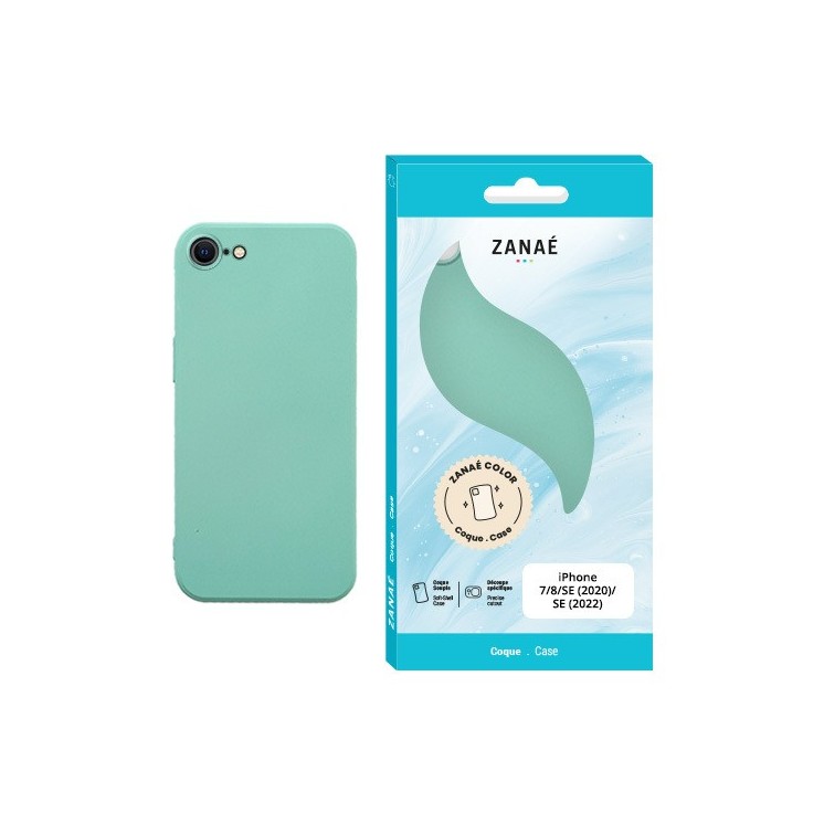 Coque Color Iphone 7 / 8 / SE2 / SE3 menthe