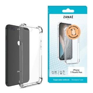 Coque Iphone 7 Plus / 8 Plus transparente avec coins renforcés