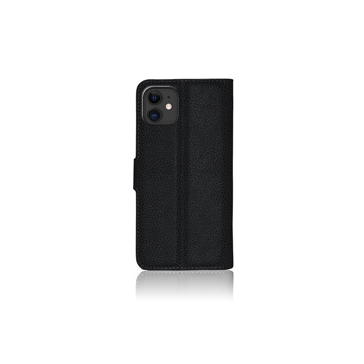 Coque Etui Portefeuille Iphone 11 noir - vue dos