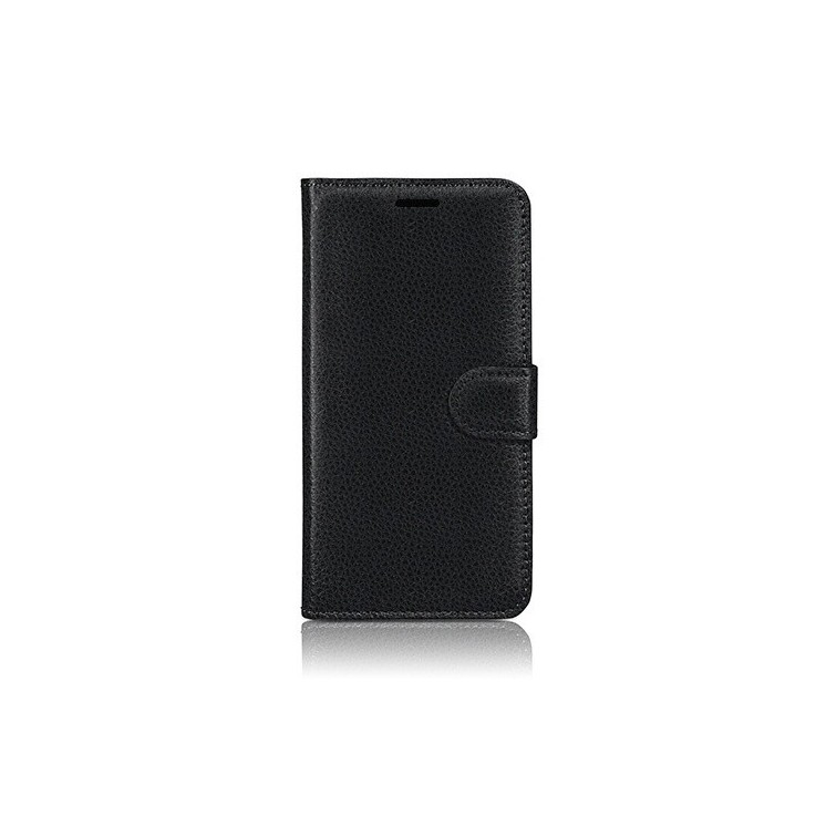 Coque Etui Portefeuille Iphone 11 noir - vue face