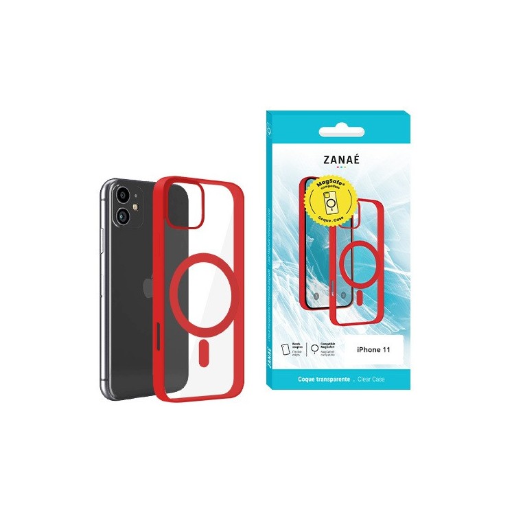 Coque MagSafe Iphone 11 rouge