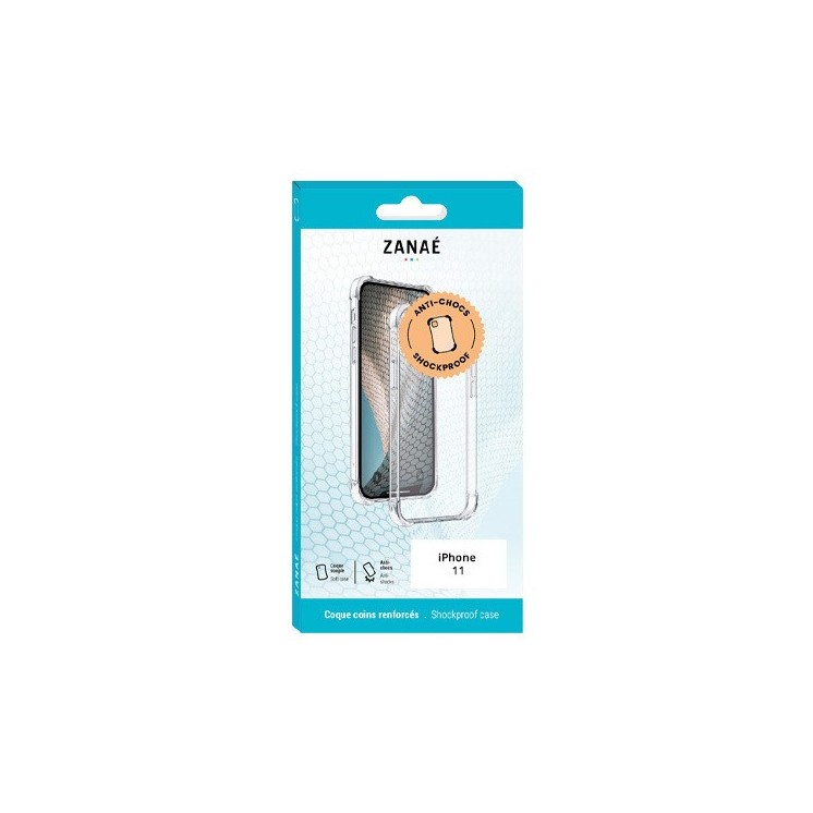 Coque silicone Iphone 11 transparente avec coins renforcés