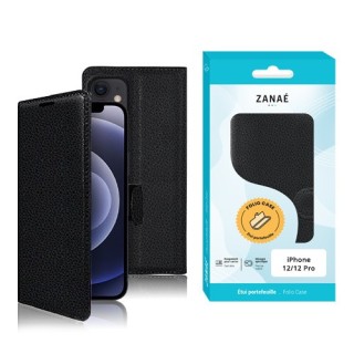 Coque Etui Iphone 12 / 12 Pro noir