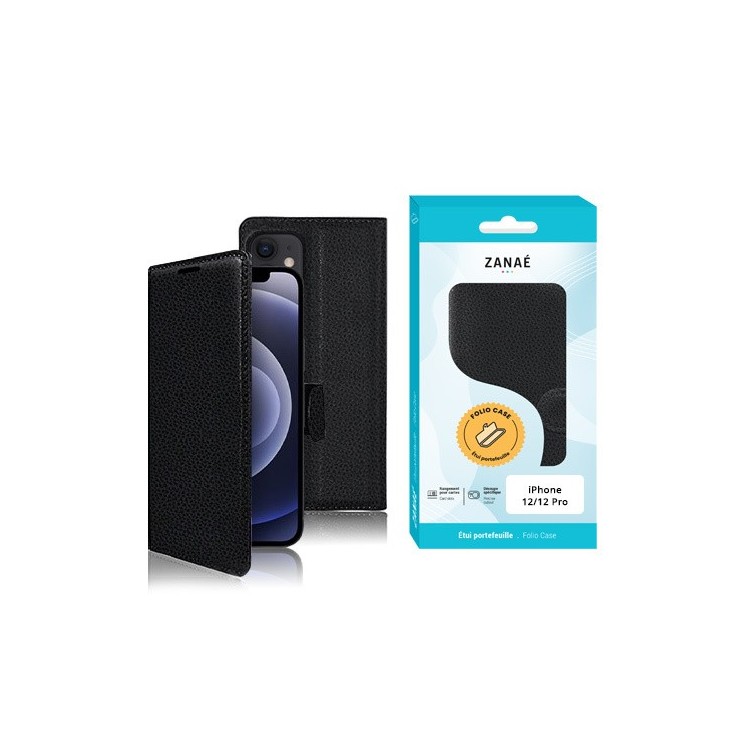 Coque Etui Iphone 12 / 12 Pro noir