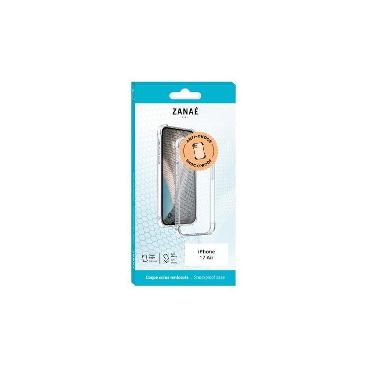 Coque Iphone 17 AIR transparente avec coins renforcés
