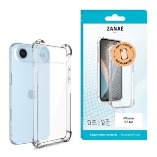 Coque Iphone 17 AIR transparente avec coins renforcés