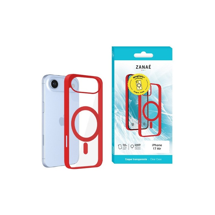 Coque MagSafe Iphone 17 AIR rouge