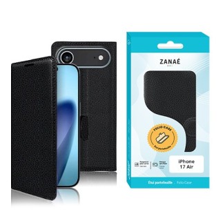 Coque Etui Portefeuille Iphone 17 AIR noir
