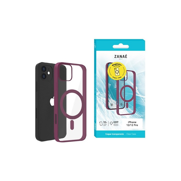 Coque MagSafe Iphone 12 / 12 Pro prune