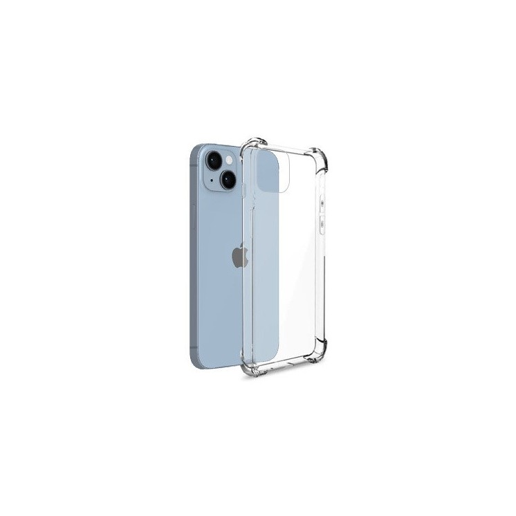 Coque Iphone 14 Plus transparente avec coins renforcés