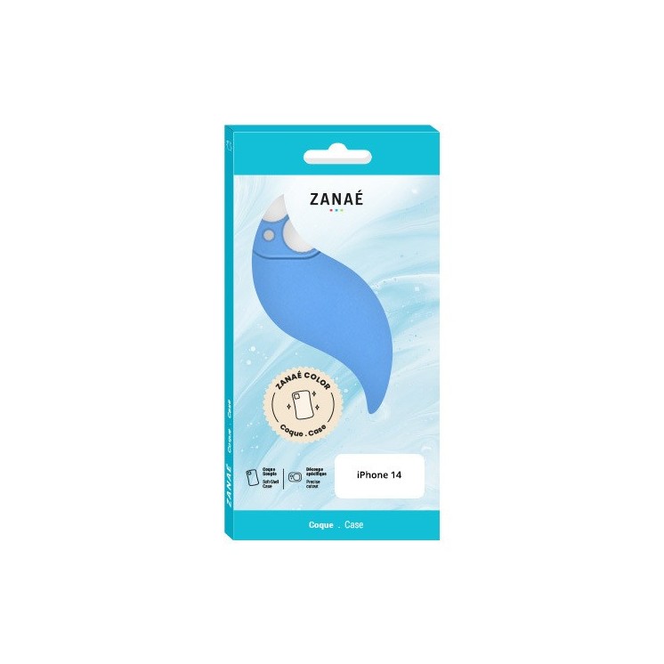 Coque Color Iphone 14 bleu