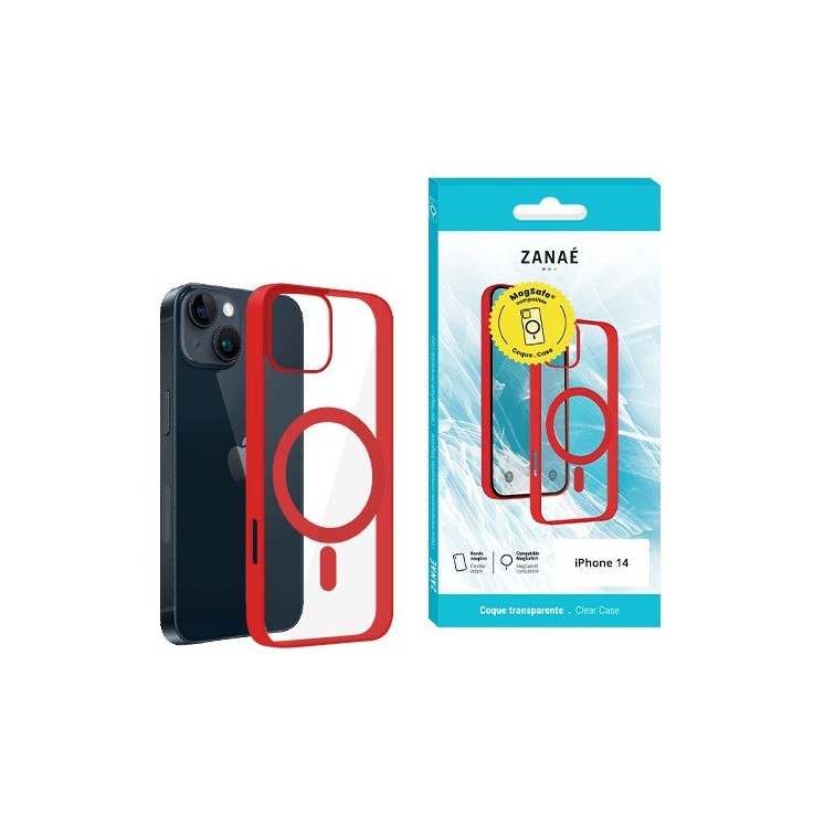 Coque MagSafe Iphone 14 rouge