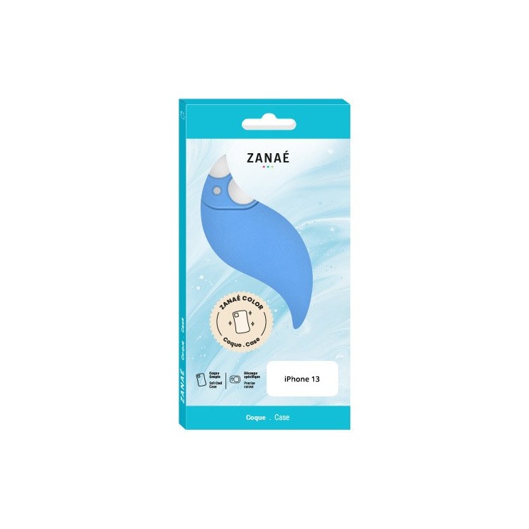 Coque Color Iphone 13 bleu