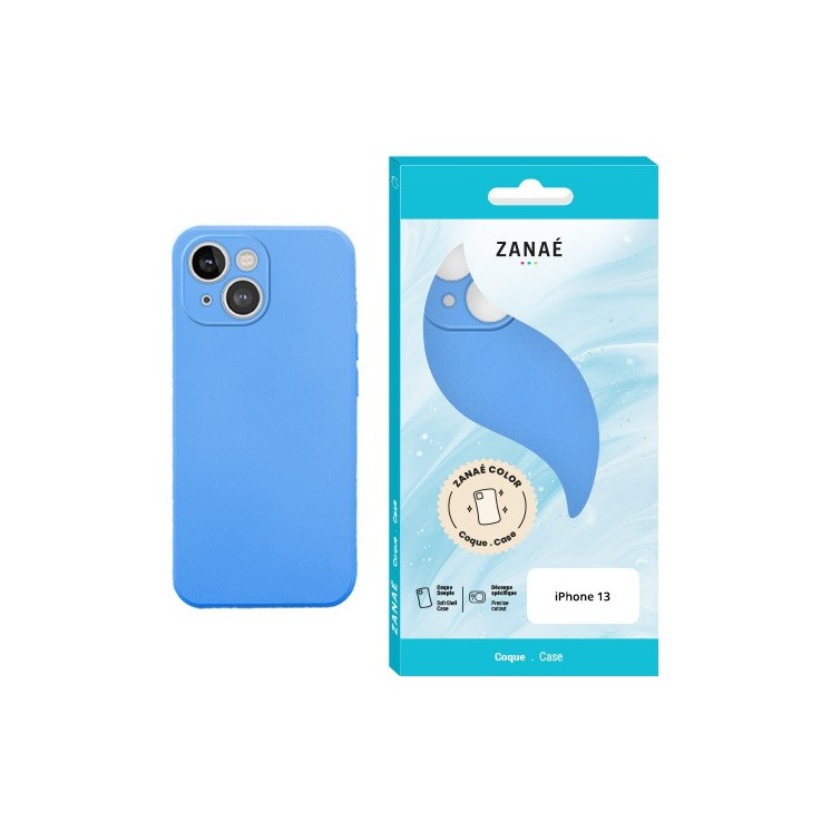 Coque Color Iphone 13 bleu