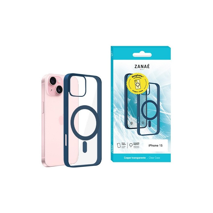 Coque MagSafe Iphone 15 marine