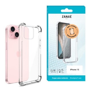 Coque Iphone 15 transparente avec coins renforcés