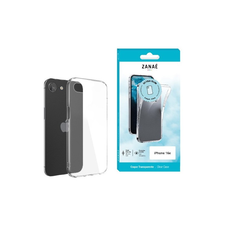 Coque Softgel Ultra Slim Iphone 16e transparent