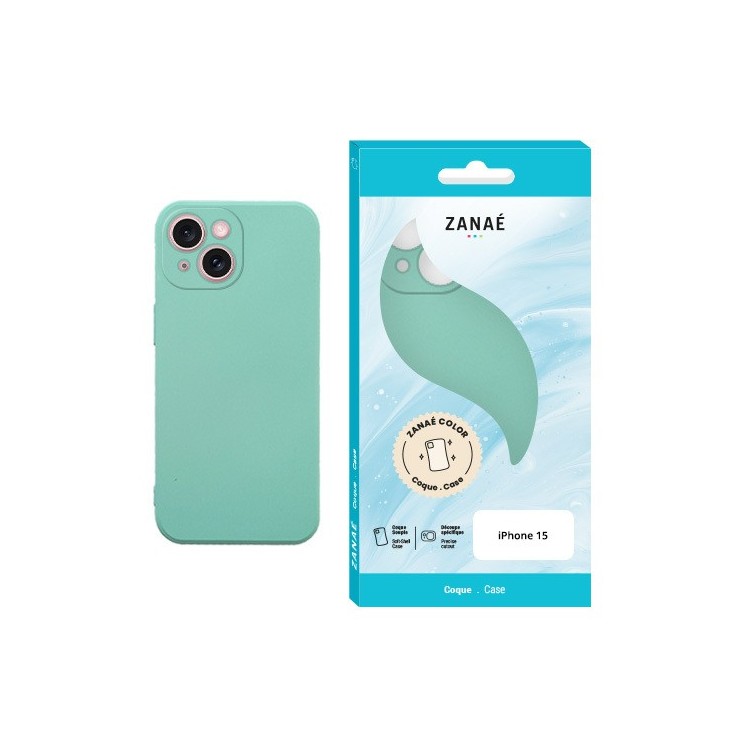 Coque Color Iphone 15 menthe