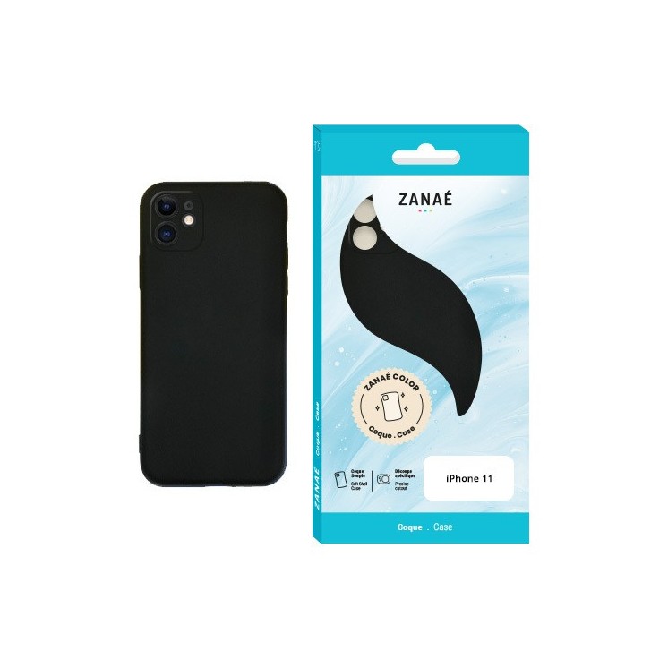 Coque Color Iphone 11 noir