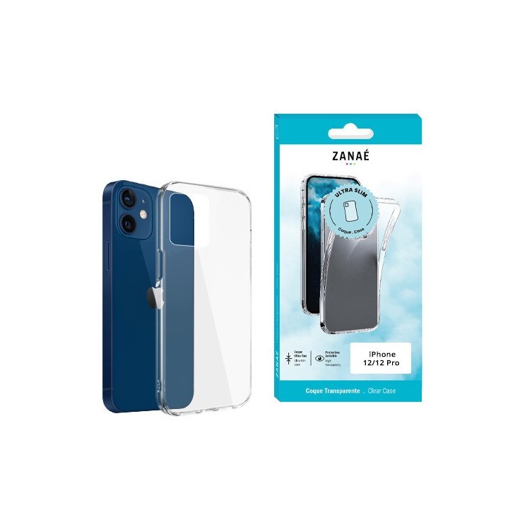 Coque Softgel Ultra Slim Iphone 12 / 12 Pro transparent