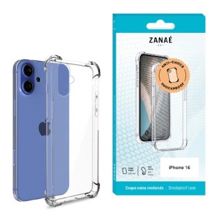 Coque Iphone 16 transparente avec coins renforcés