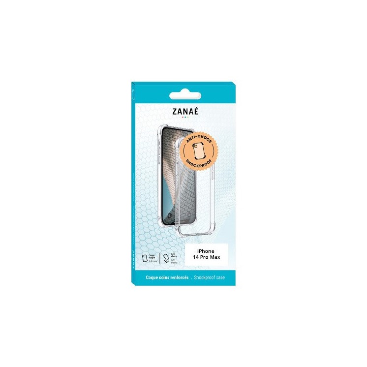 Coque Iphone 14 Pro Max transparente avec coins renforcés
