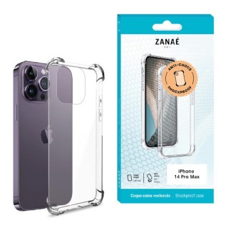 Coque Iphone 14 Pro Max transparente avec coins renforcés