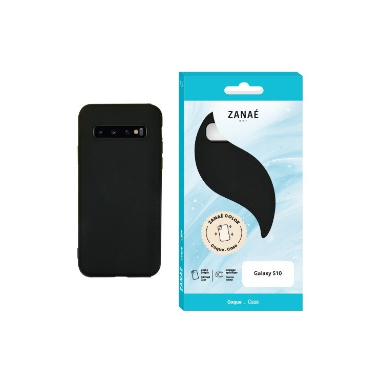 Coque Color Samsung Galaxy S10 noir