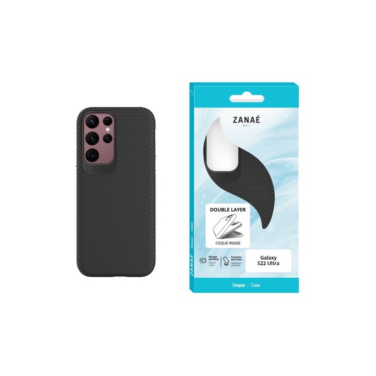 Coque Double Layer Samsung Galaxy S22 Ultra noir