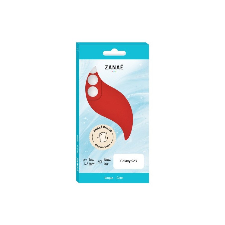 Coque Color Samsung Galaxy S23 rouge