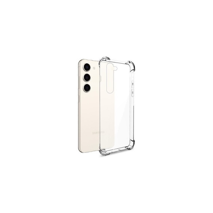 Coque Samsung Galaxy S23 transparente avec coins renforcés
