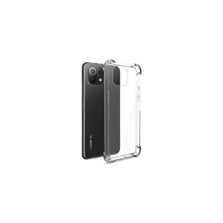 Coque silicone Xiaomi mi 11 lite 4G / 5G / 5G NE transparente avec coins renforcés - vue face