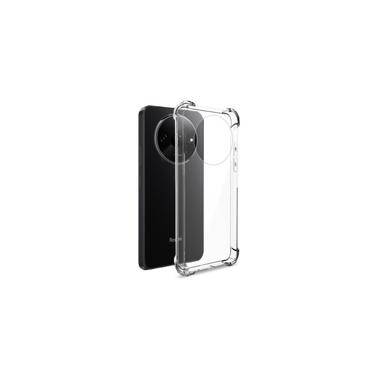 Coque silicone Xiaomi redmi A3 transparente avec coins renforcés - vue face