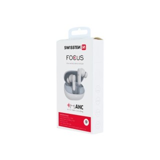 Ecouteurs bluetooth Focus blanc Swissten