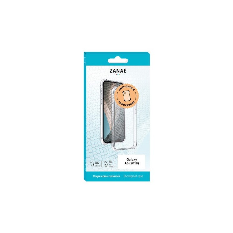 Coque Samsung Galaxy A6 (2018) transparente avec coins renforcés