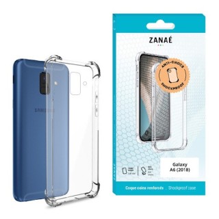 Coque Samsung Galaxy A6 (2018) transparente avec coins renforcés
