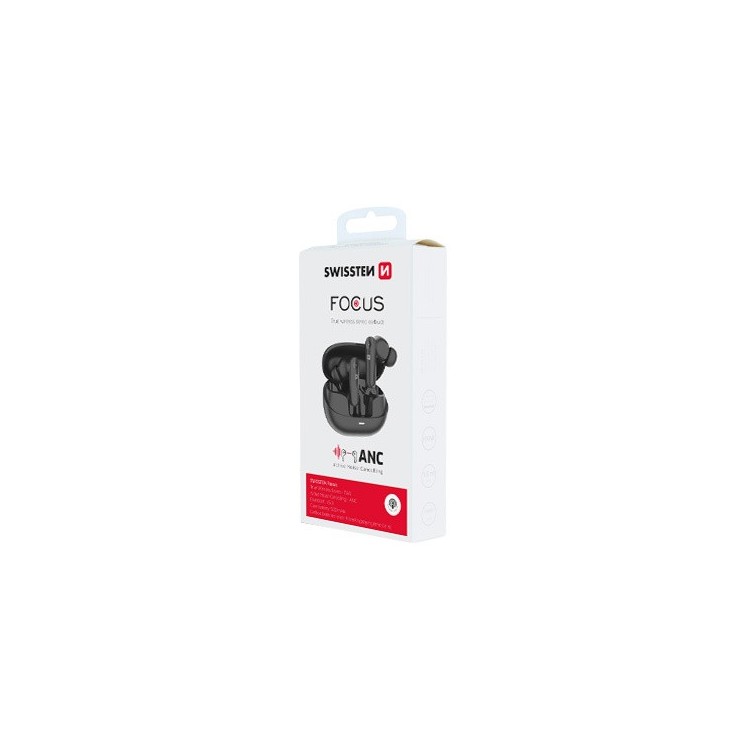 Ecouteurs bluetooth Focus noir
