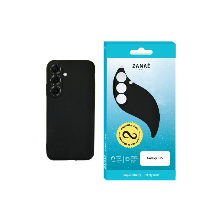 Coque Infinity Galaxy S25 noir
