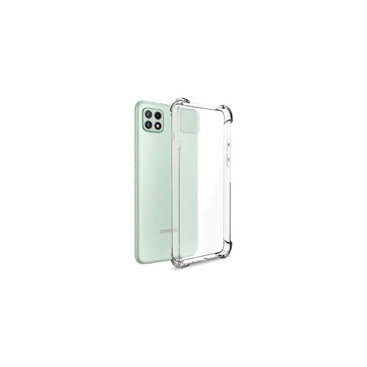 Coque silicone Samsung galaxy A22 5G transparente avec coins renforcés