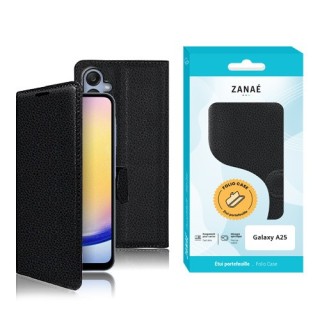 Coque Etui Portefeuille Samsung Galaxy A25 noir
